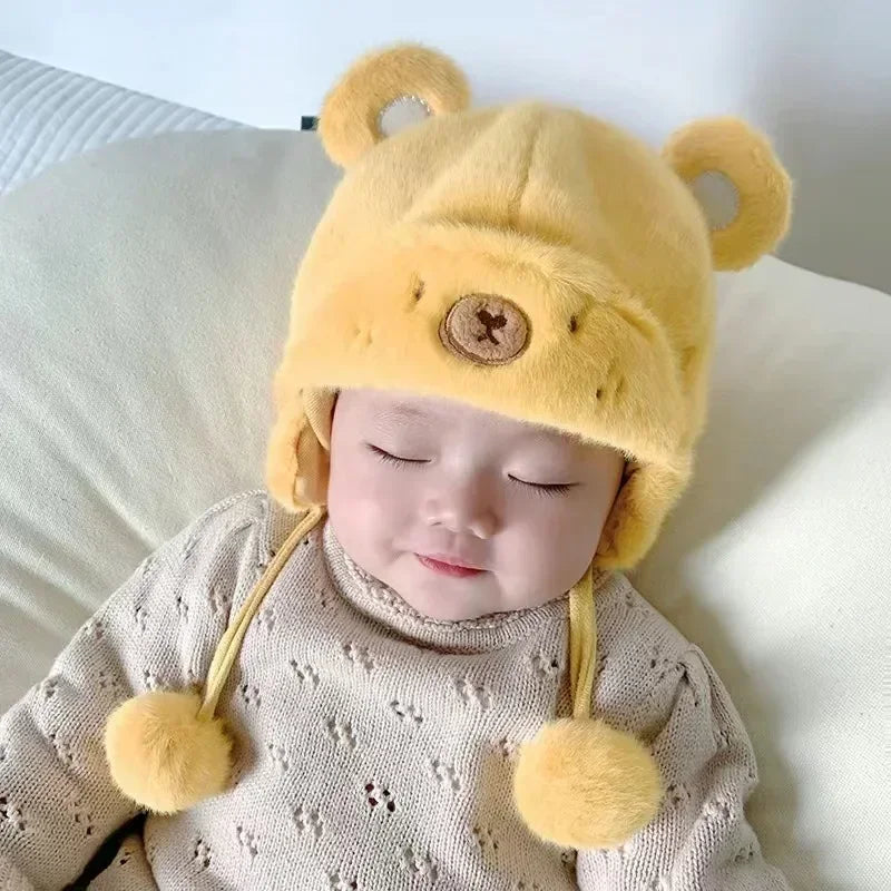 Cute Winter Warm Kids' Fleece Wool Hats