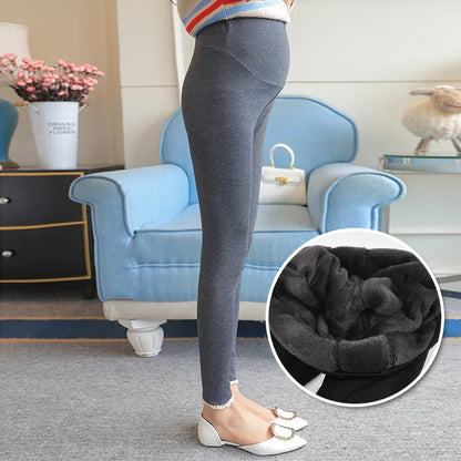 Warm Velvet Maternity Leggings