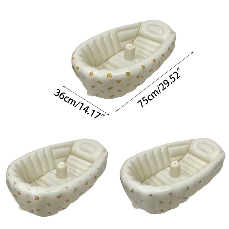 Unisex Print Baby Portable Bathtub