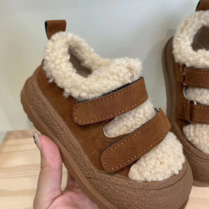 Winter Plush Baby Boots for Toddlers