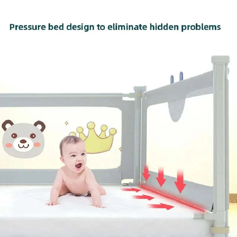 Protective Fence Baby Safety Bed Barrier