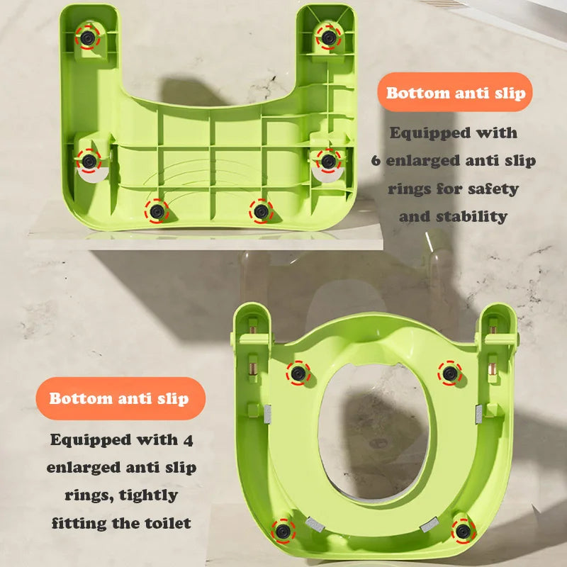 Cartoon Frog Portable Toilet Seat