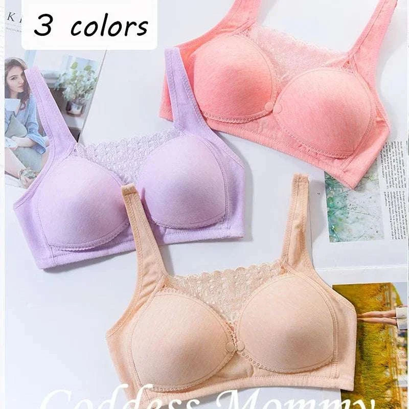 Comfortable Cotton Nursing Bras for Moms