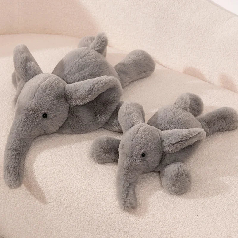 Gray Elephant Plush Toy