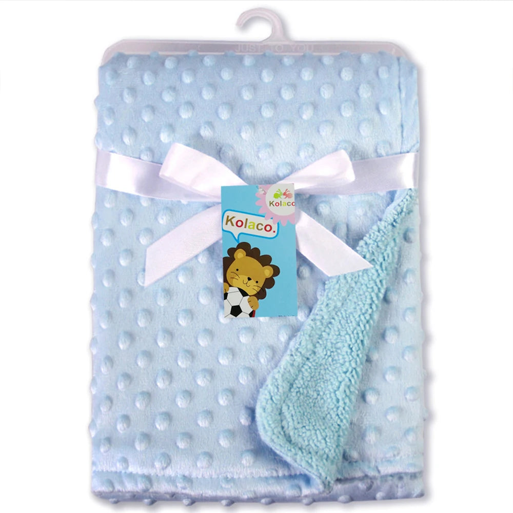 Soft Fleece Baby Blanket  Swaddling Set