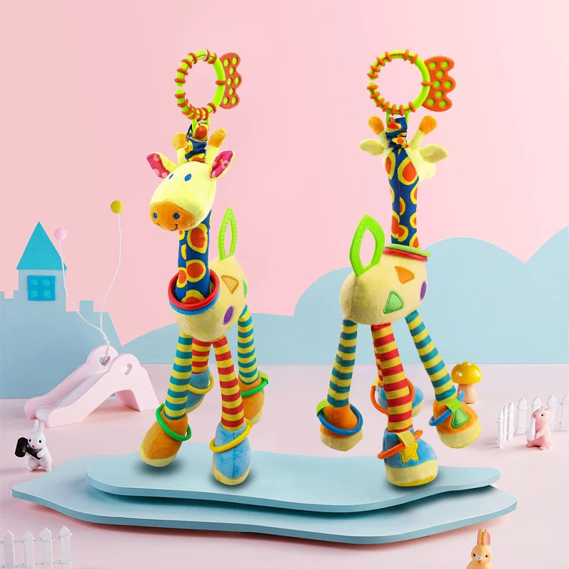 Soft Giraffe Plush Baby Rattle