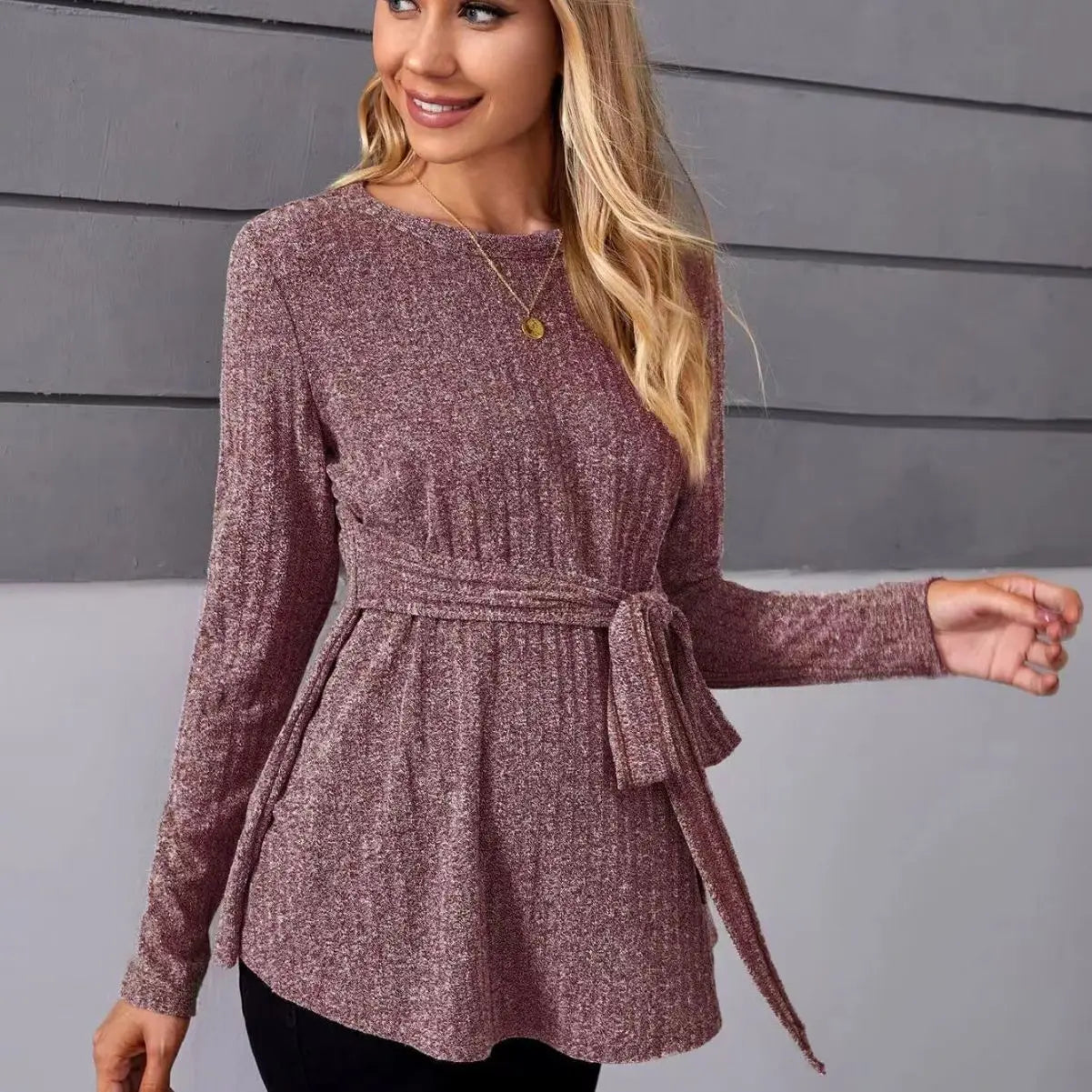 Stylish Maternity Long Sleeve Blouse