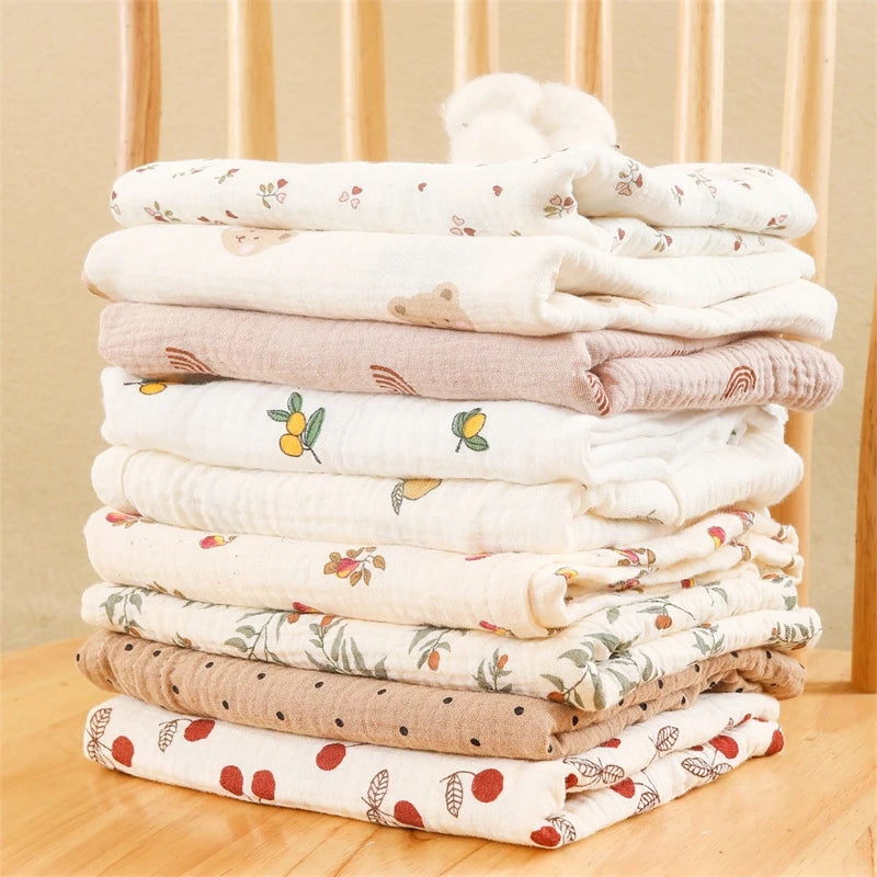 Super Soft Cotton Gauze Muslin Baby Blanket