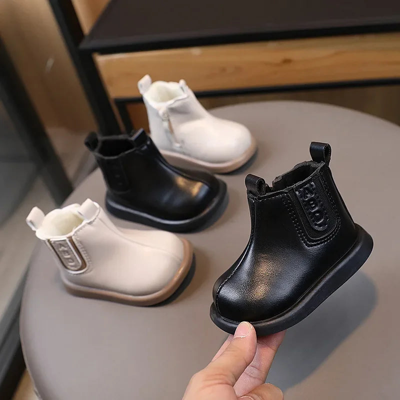 Thermal Plush Lined Chelsea Boots