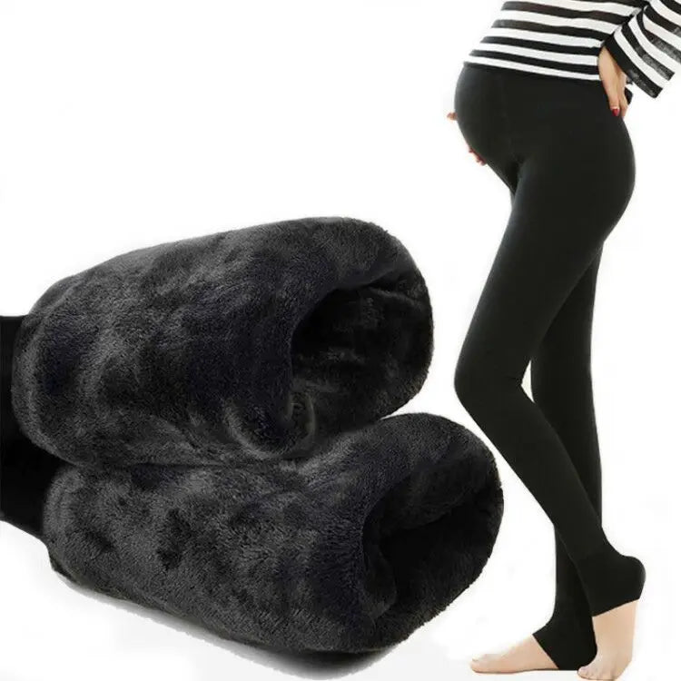 Warm Velvet Maternity Leggings