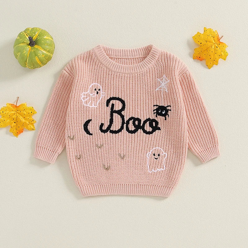 Winter Warm Knitting Baby Girls' Halloween Sweater